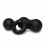 Набор из двух массажных мячей с кистевым эспандером черный Набор из двух массажных мячей с кистевым эспандером черный
