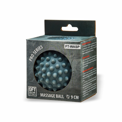Мяч массажный 9 см серый