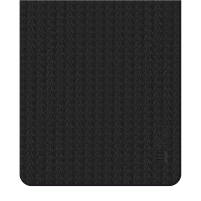 Коврик для йоги 10 мм двухслойный TPE черно-серый