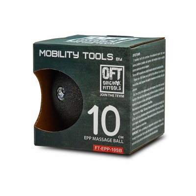 Шар массажный одинарный 10 см черный