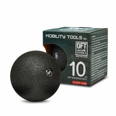 Шар массажный одинарный 10 см черный