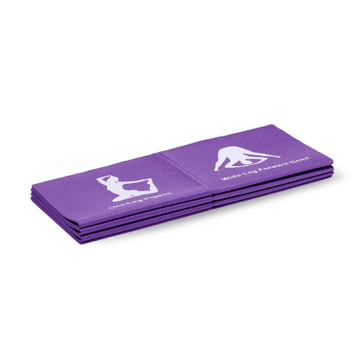 Складной коврик для йоги 4 мм (с упражнениями)