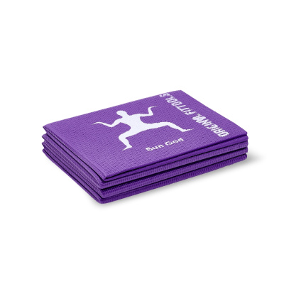 Складной коврик для йоги 4 мм (с упражнениями)