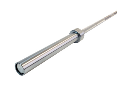 Гриф олимпийский прямой 86" с упорными подшипниками нагрузка до 456 кг REBEL