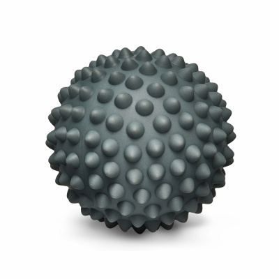 Мяч массажный 9 см серый