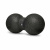 Шар массажный сдвоенный 24 х 12 см черный (без цветной коробки)