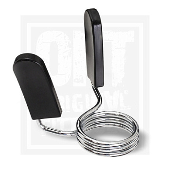 Замок пружинный с изогнутыми обрезиненными лапками 51 мм