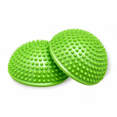 Полусфера массажно-балансировочная (набор 2 шт) зеленый