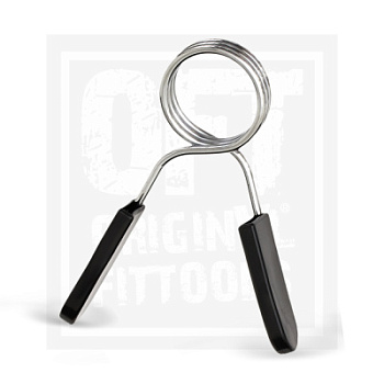 Замок пружинный с прямыми обрезиненными лапками 51 мм