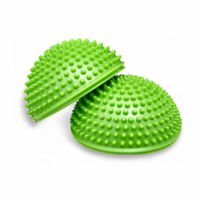 Полусфера массажно-балансировочная (набор 2 шт) зеленый
