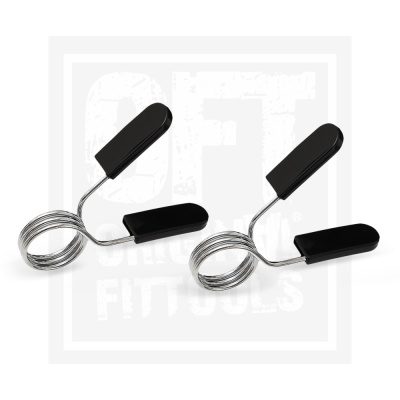 Замок пружинный с прямыми обрезиненными лапками 51 мм