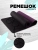 Коврик для йоги 10 мм двухслойный TPE черно-фиолетовый